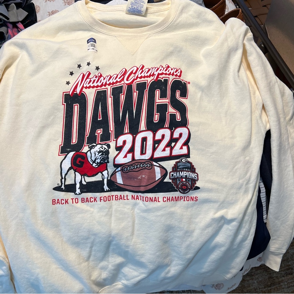 UGA National Championship crewneck hoodie